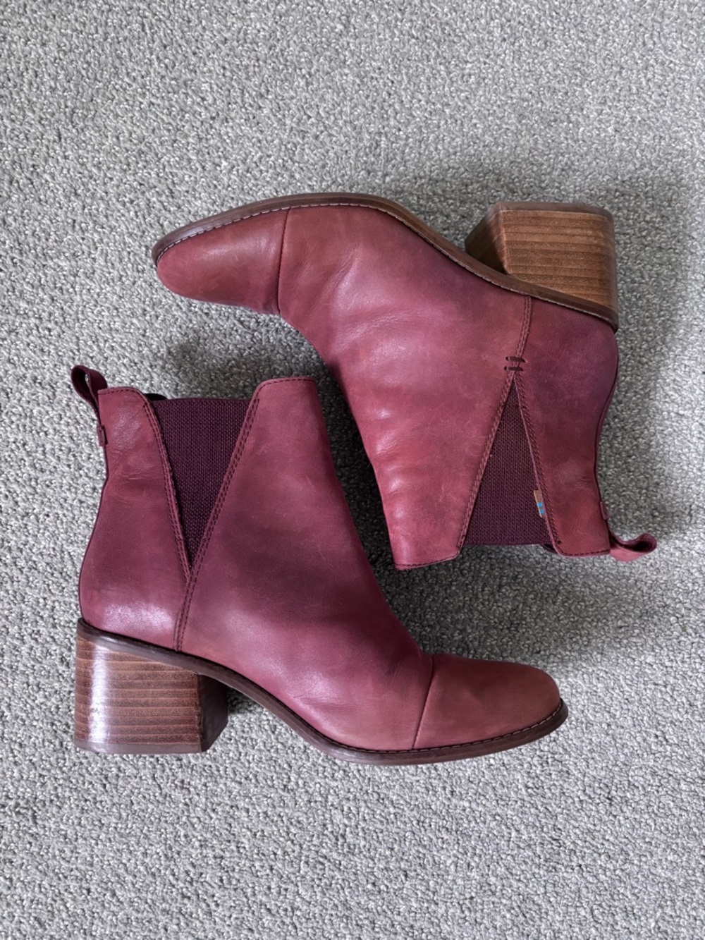 TOMS Esme Leather Ankle Boot